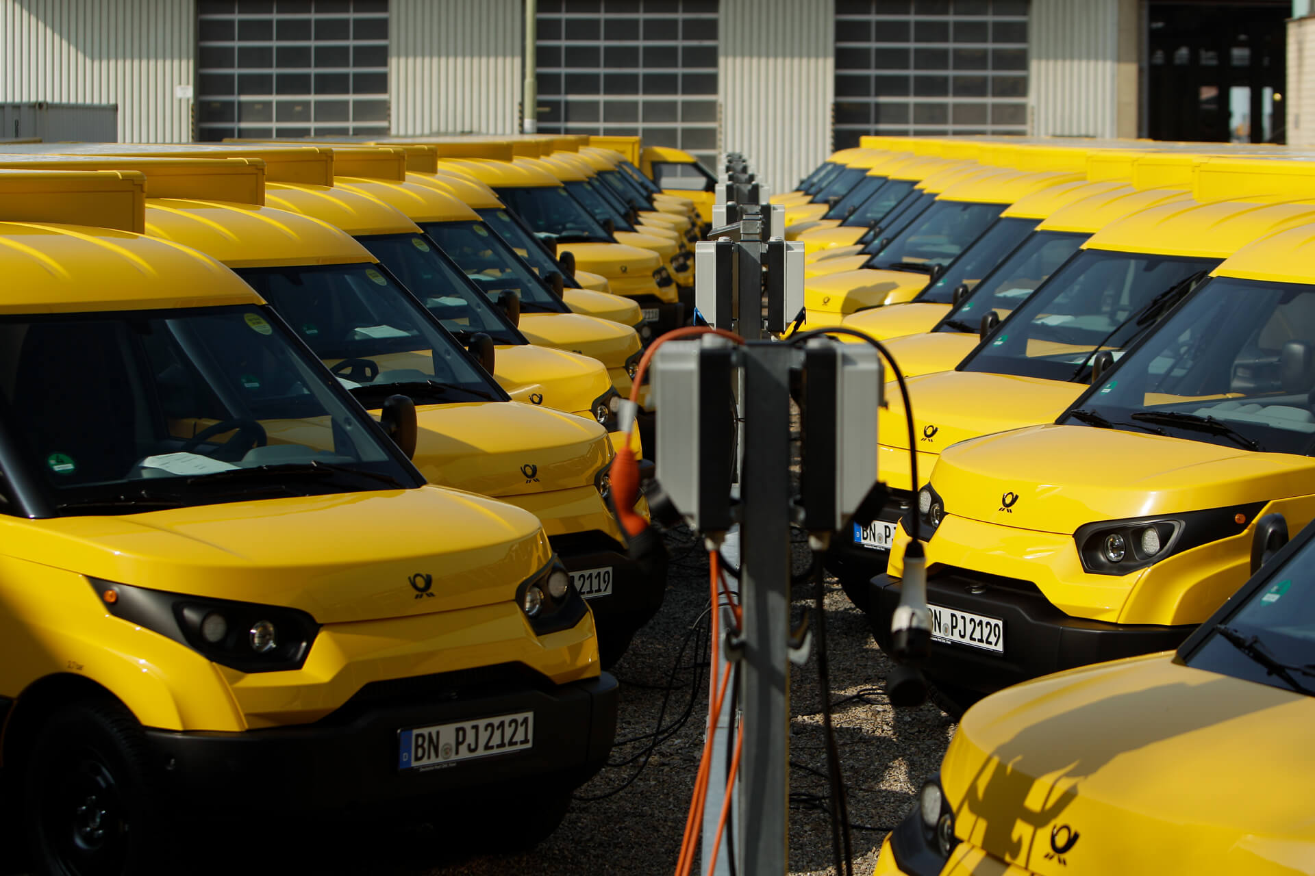 Die elektrischen StreetScouter der Deutsche Post