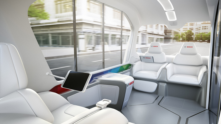 Bosch E-Shuttle Innenraum